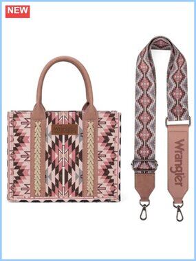 Aztec Western Tote Bag with Guitar Strap